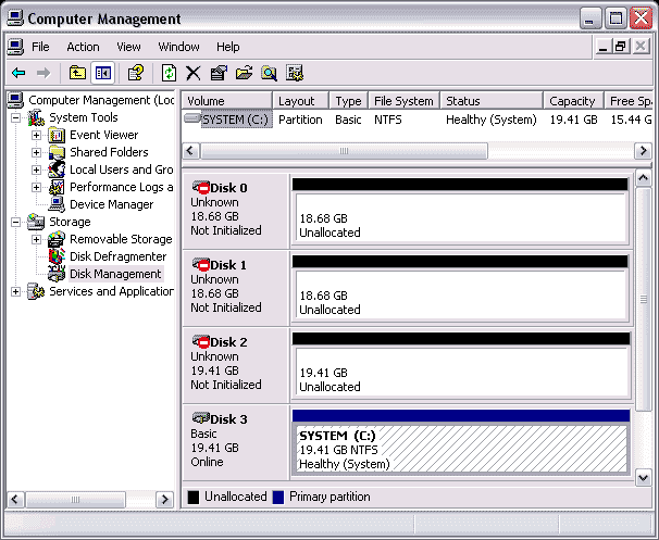 broken RAID 5 disks