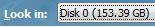Select the subject disk
