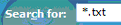 Search specification 